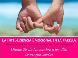 <!--:CA-->Conferència "La Intel·ligència Emocional en la Parella"<!--:--><!--:es-->Conferencia "La Inteligencia Emocional en la Pareja"<!--:--> @ Centro Castrillón Àgora | Lleida | Catalunya | Espanya